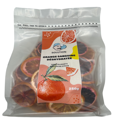 sachets - 60-70 unités 250 Gr - Orange Sanguine déshydratées