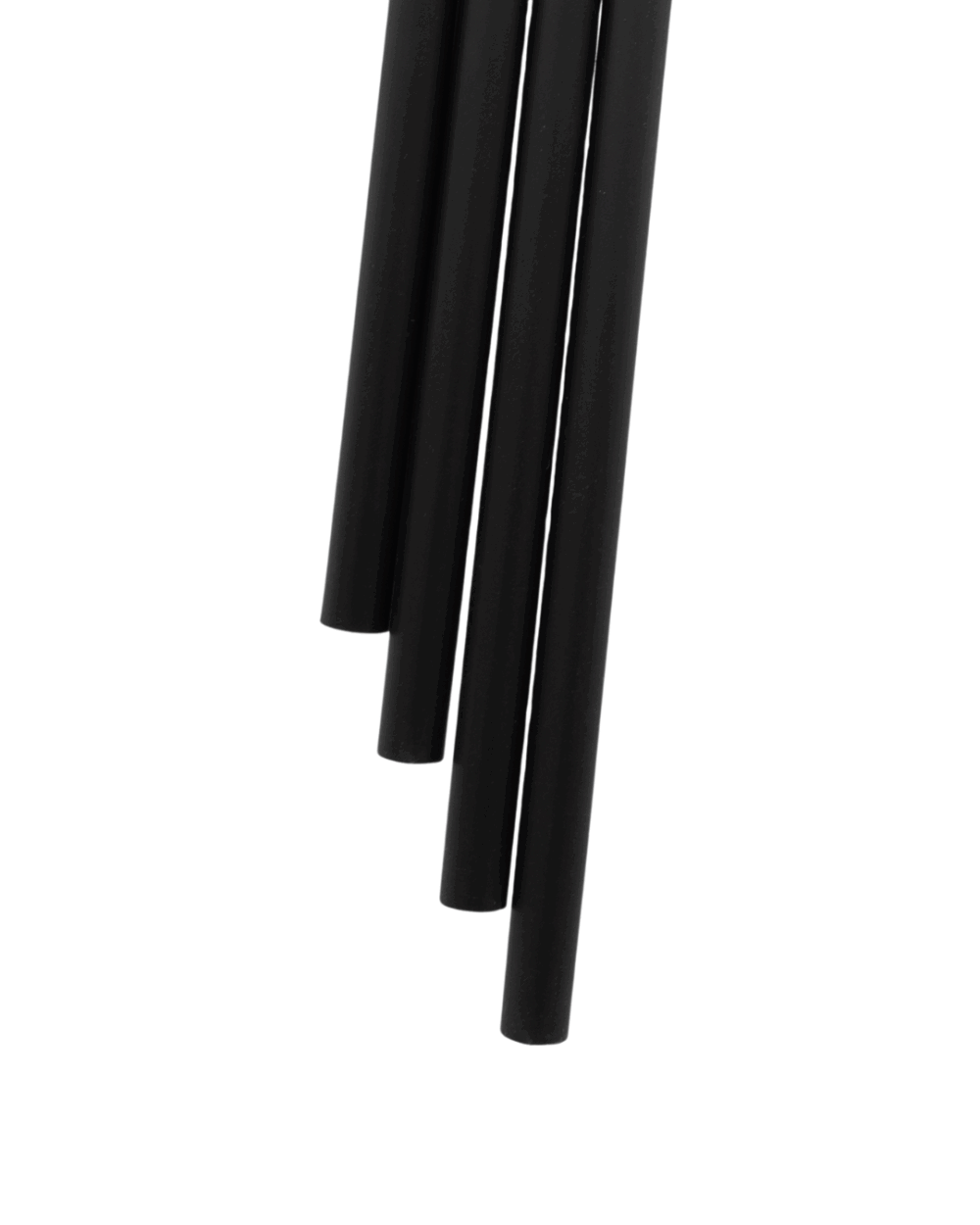 10 000 Pailles CLASSIC NOIR amidon de maïs 6x200 mm – Image 2