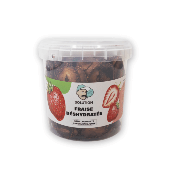 Pots ou sachets - 230-240 unités 100 Gr - Fraise déshydratée
