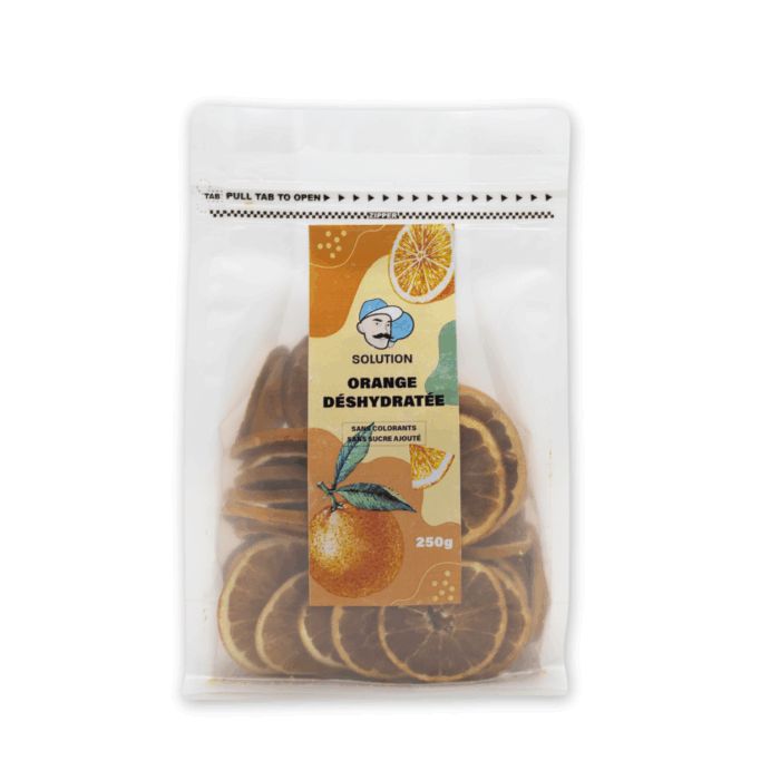 Sachets - 100-110 unités 250 Gr - Orange déshydratée