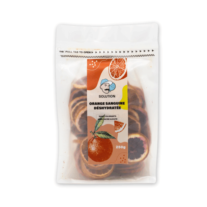 Sachets - 100-110 unités 250 Gr - Orange Sanguine déshydratée